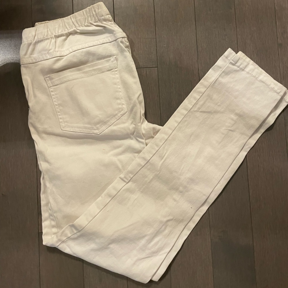White jeggings